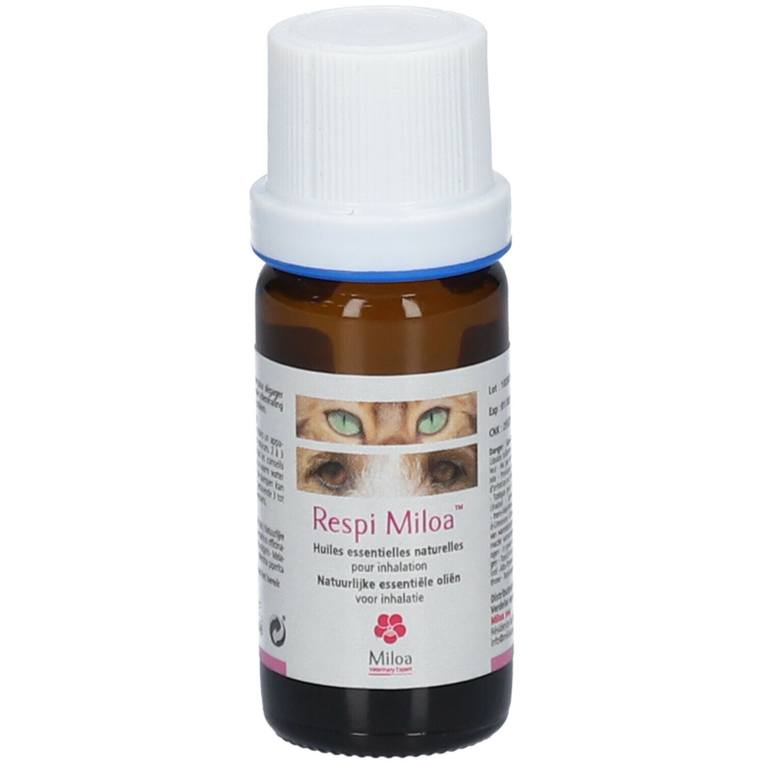 Miloa Respi Miloa Etherische Olie voor Inhalatie Fles