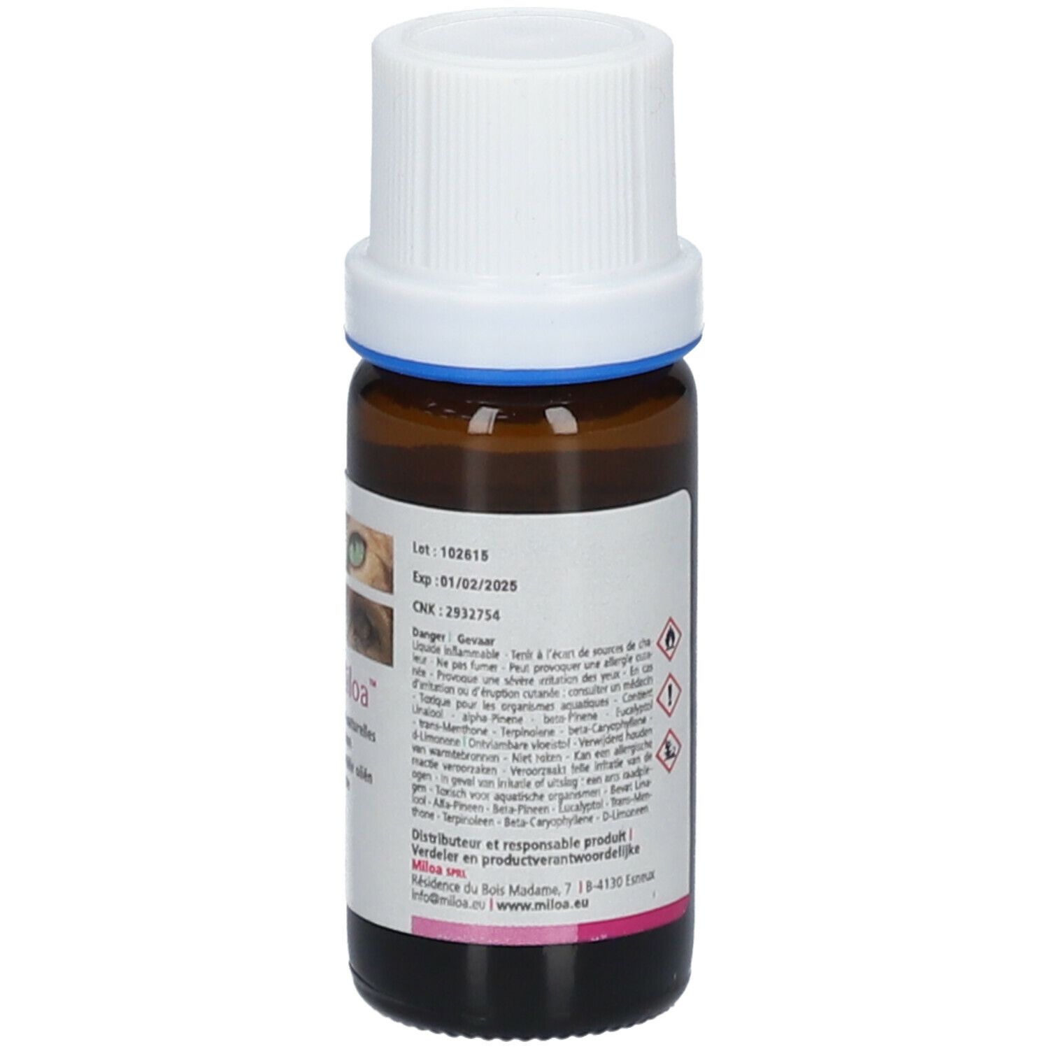 Miloa Respi Miloa Etherische Olie voor Inhalatie Fles