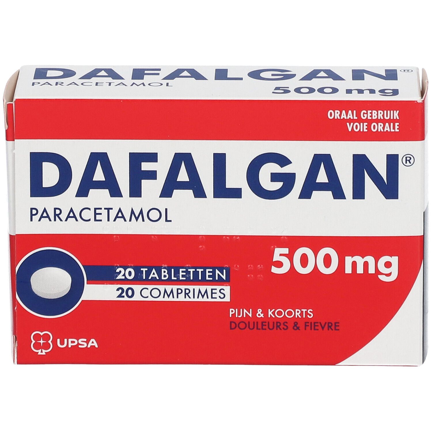 Dafalgan® 500mg Paracétamol | Douleurs & Fièvre