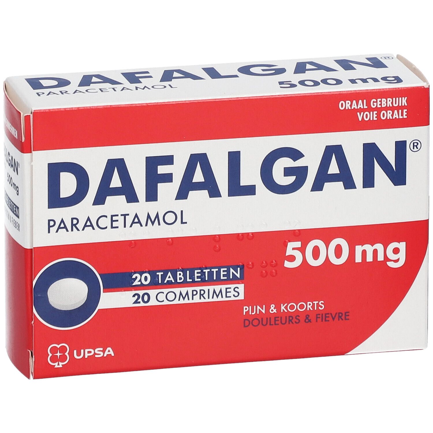 Dafalgan® 500mg Paracétamol | Douleurs & Fièvre