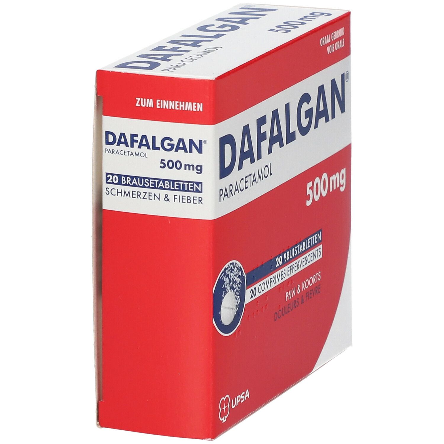 Dafalgan® 500 mg Paracetamol | Pijn & Koorts