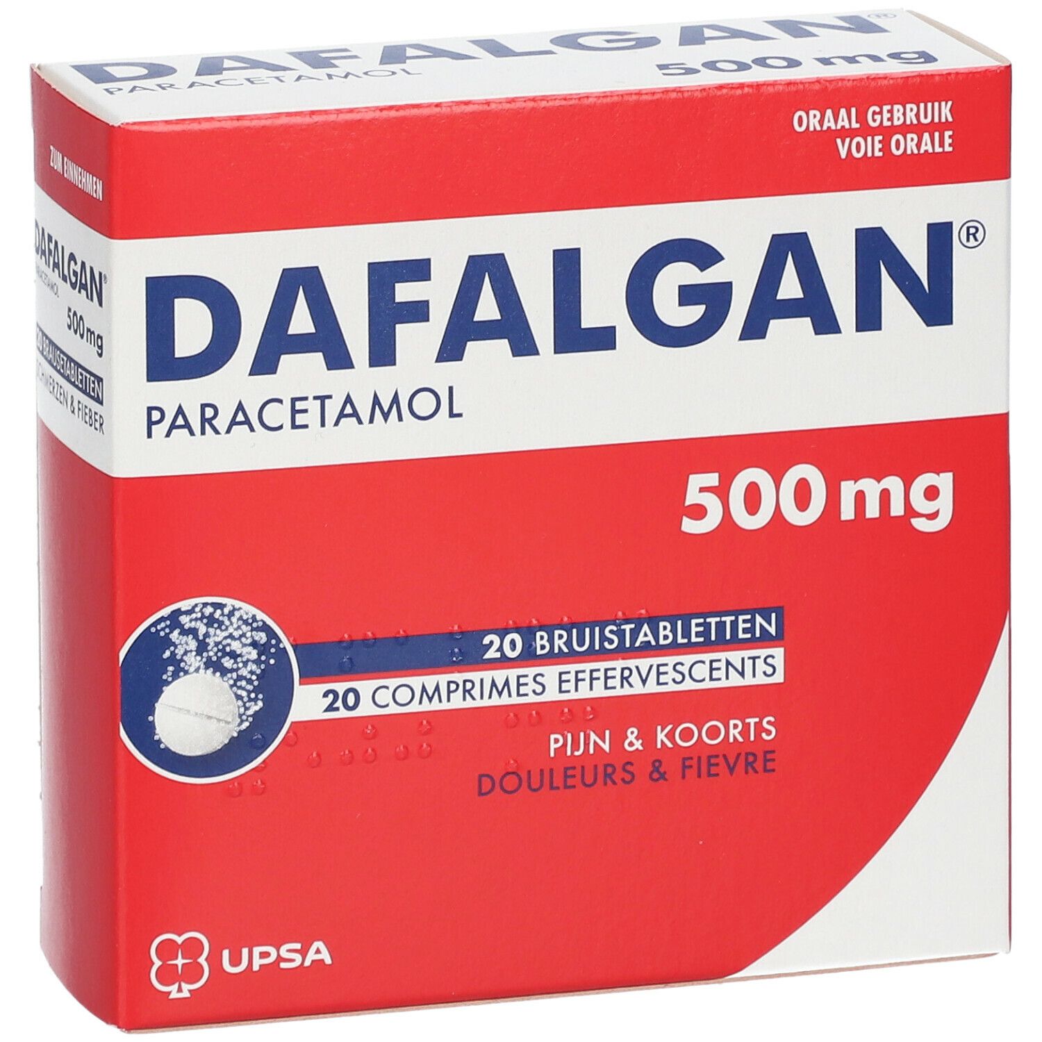 Dafalgan 500 mg Comprimés Effervescents