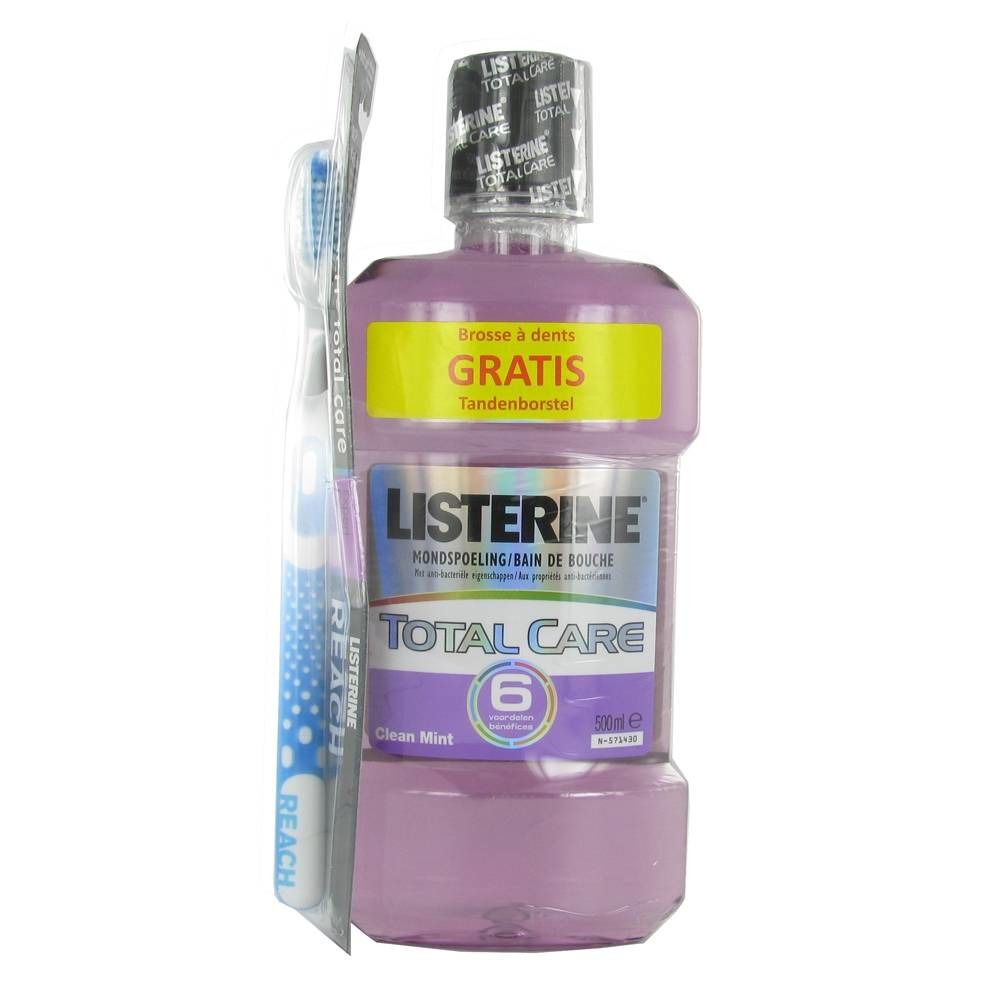 Listerine Total Care Bain De Bouche + Brosse A Dents