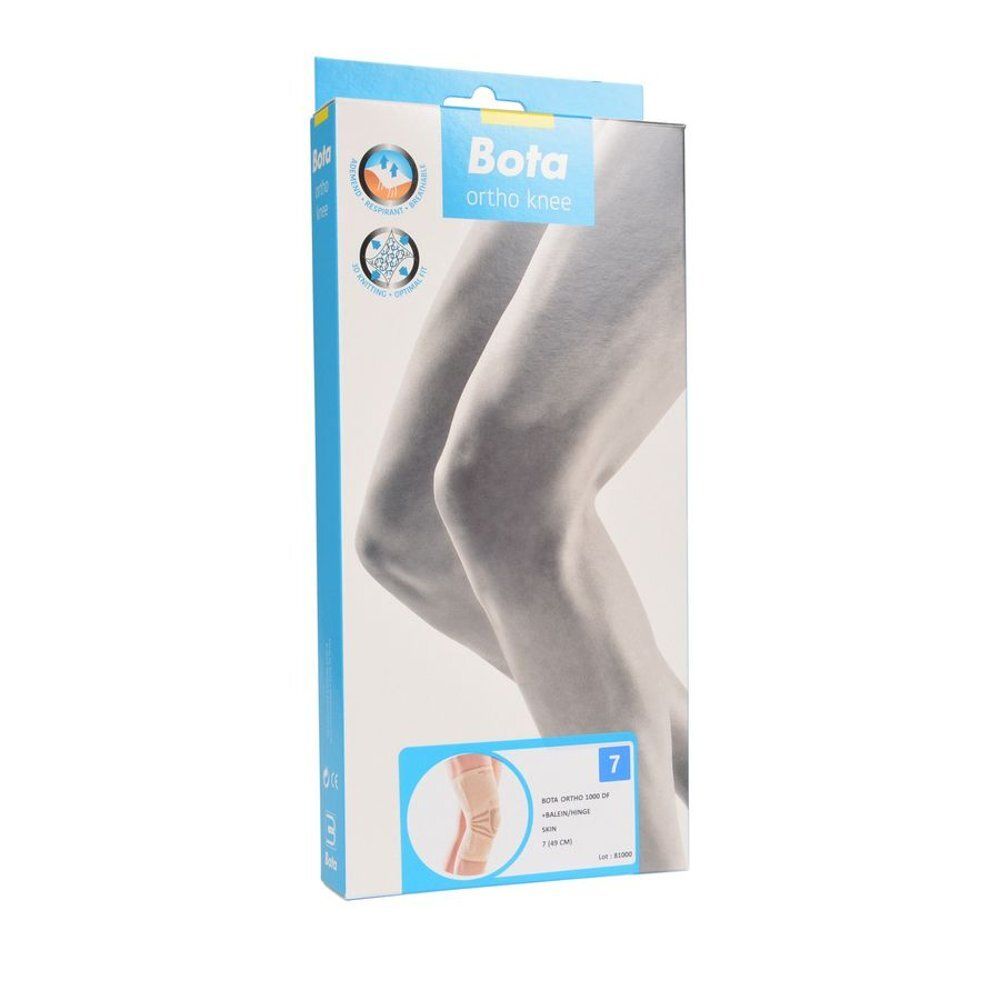 Boîte Bota Ortho DF 1000 Chair Taille 7. Genouillère dans son emballage. Nom et taille visibles.