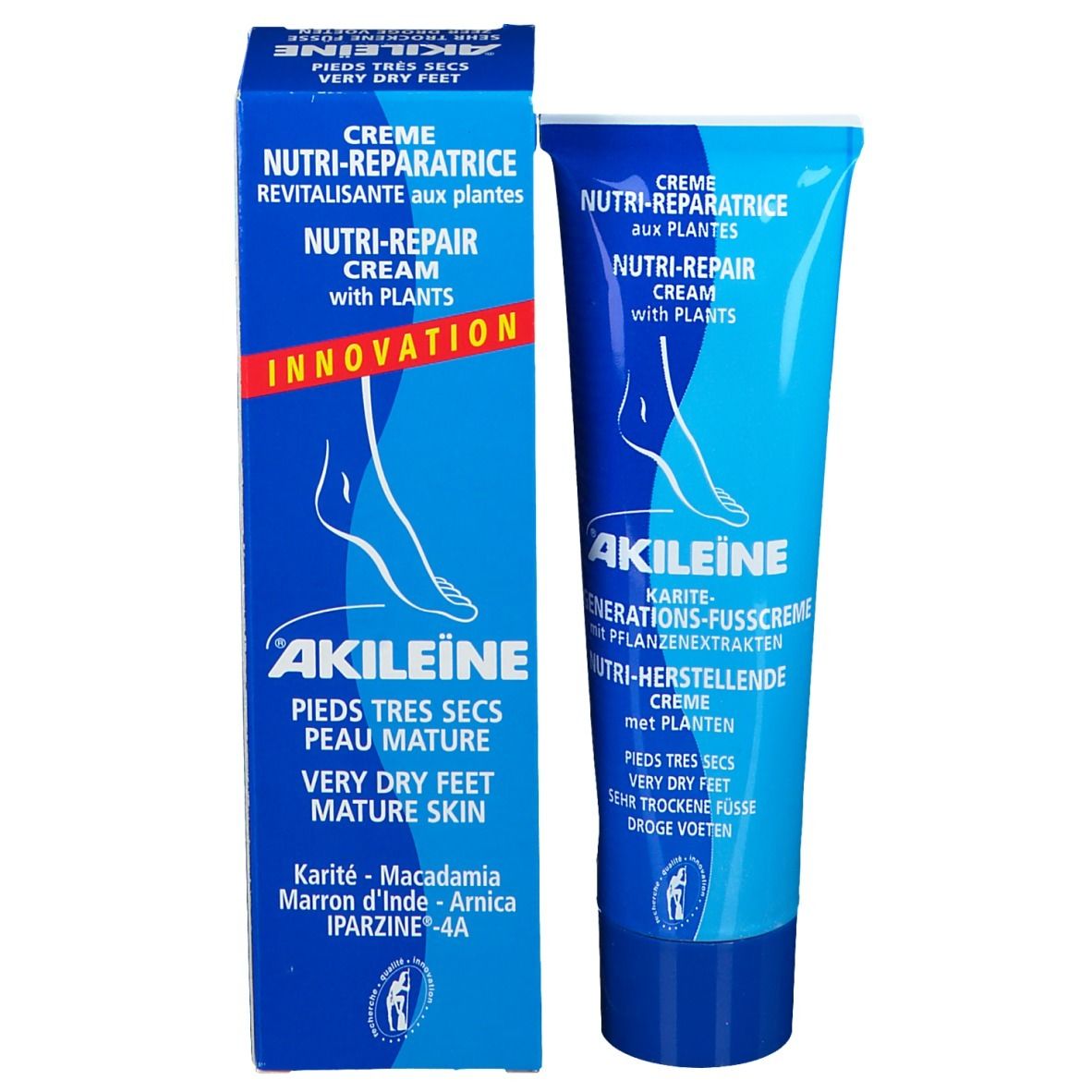 Akileine Nutri-Herstellende Crème Droge Voeten