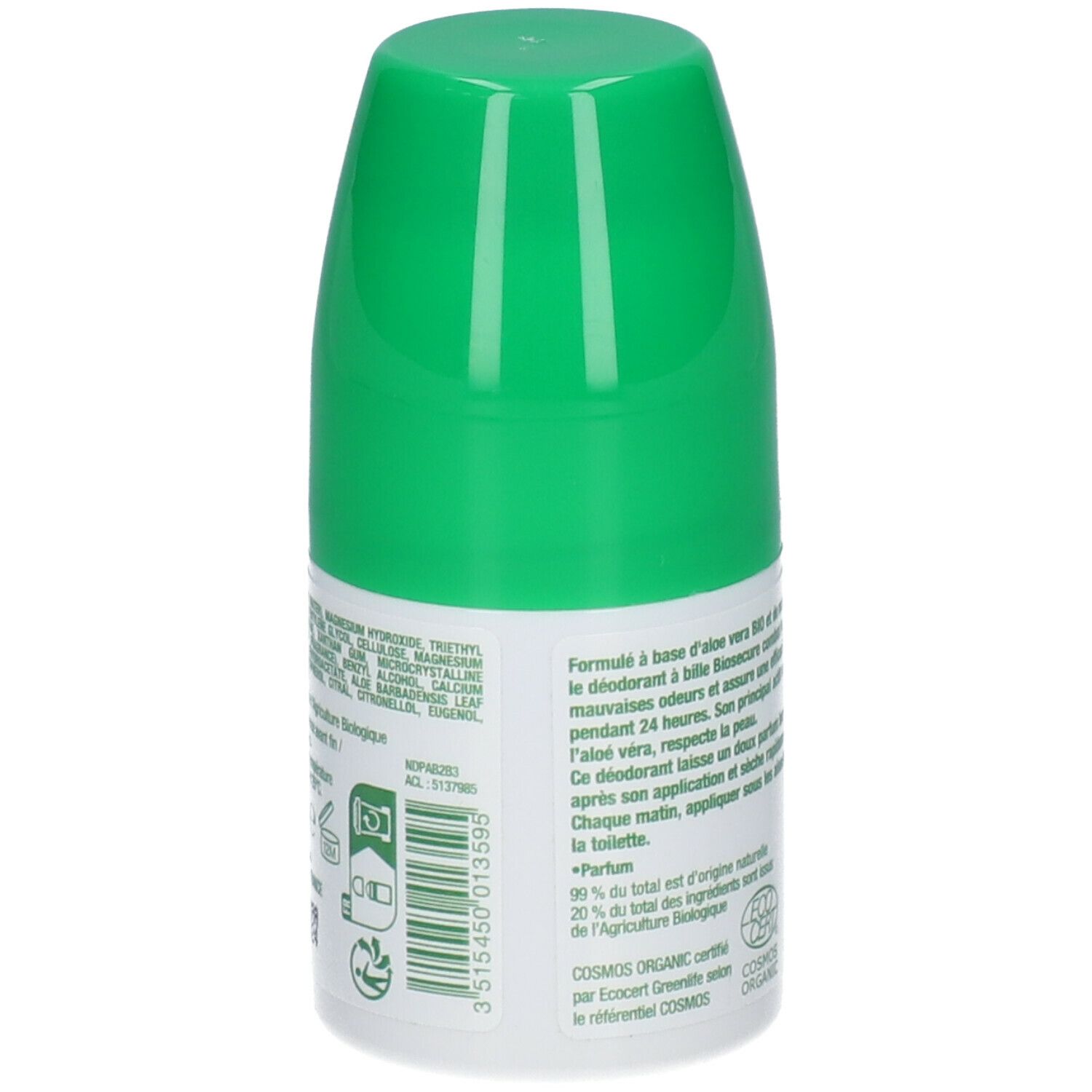 Bio Secure Deodorant Aluinsteen-Bergamot