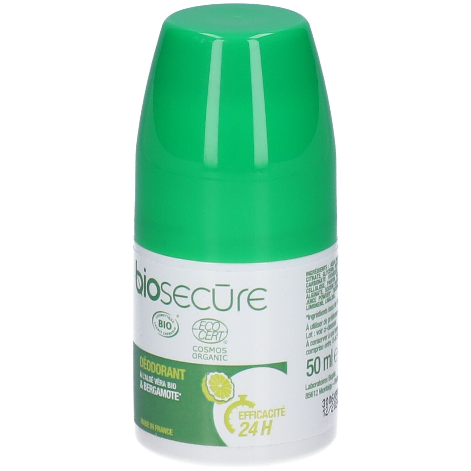 Bio Secure Deodorant Aluinsteen-Bergamot