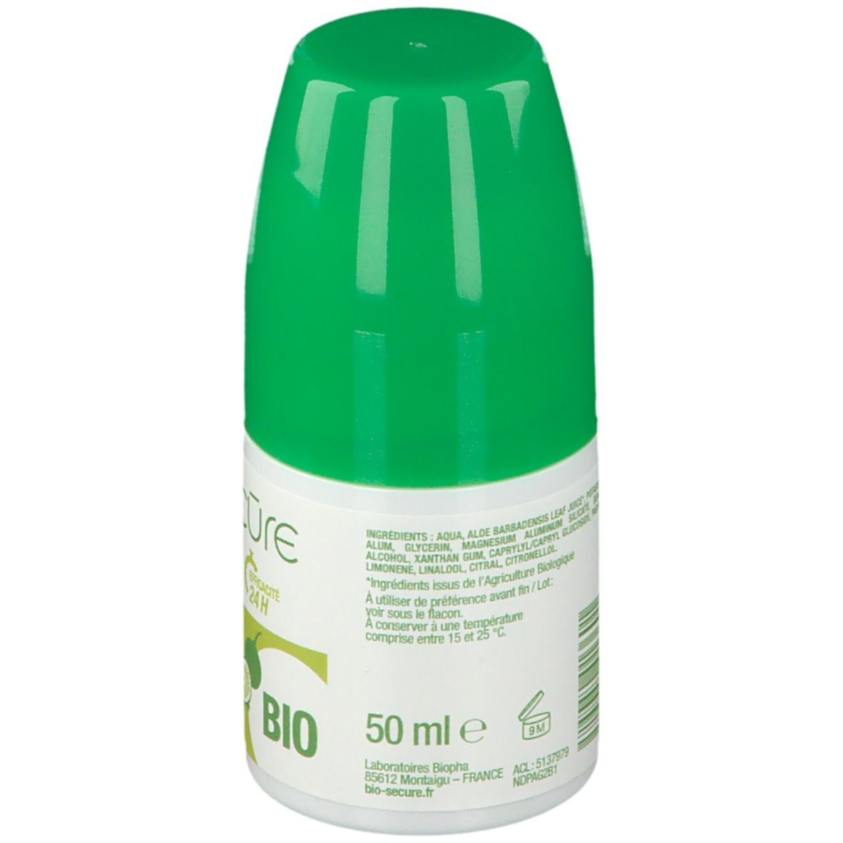 Bio Secure Deodorant Aluinsteen-Granaatappel