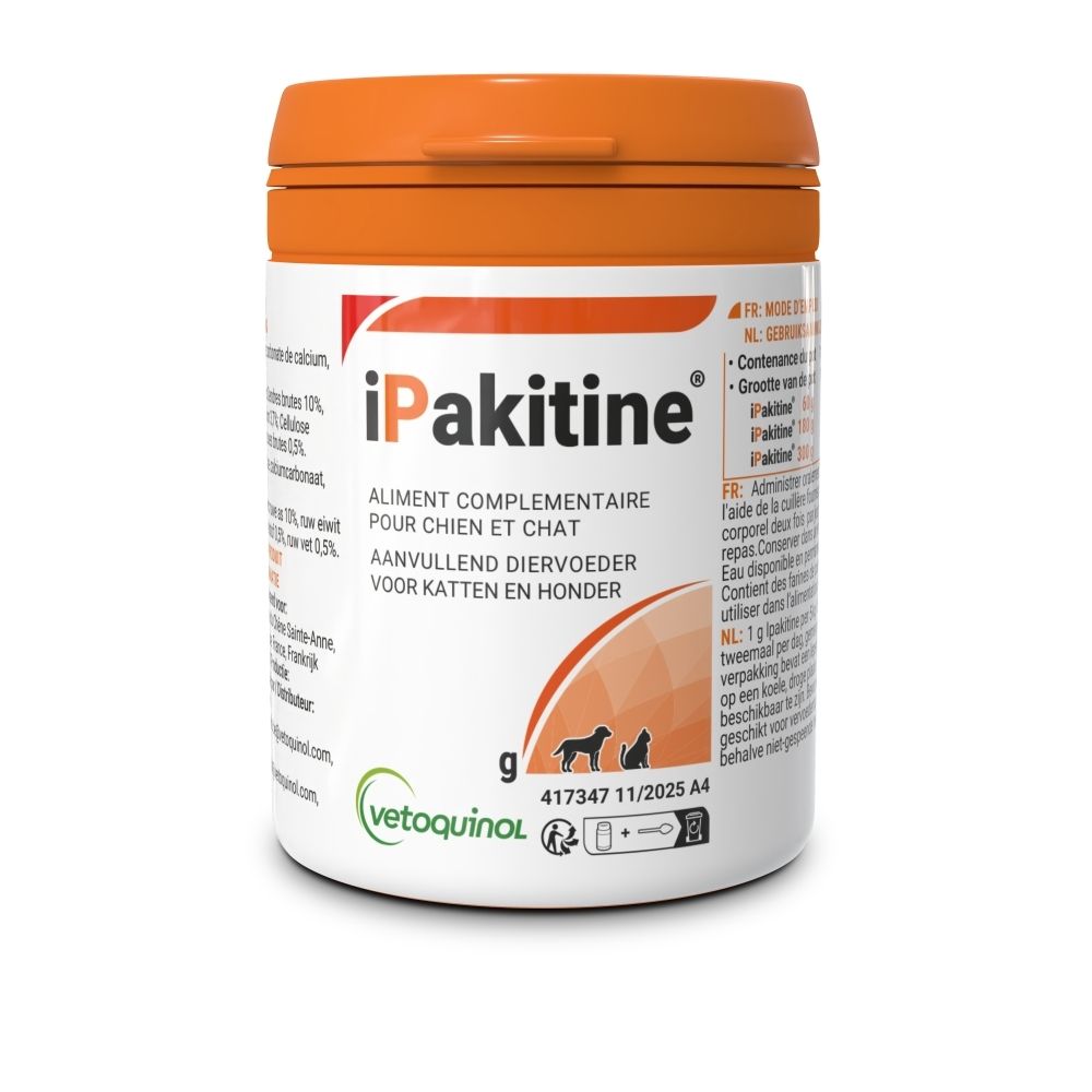Pot Ipakitine de 60g pour chiens et chats.