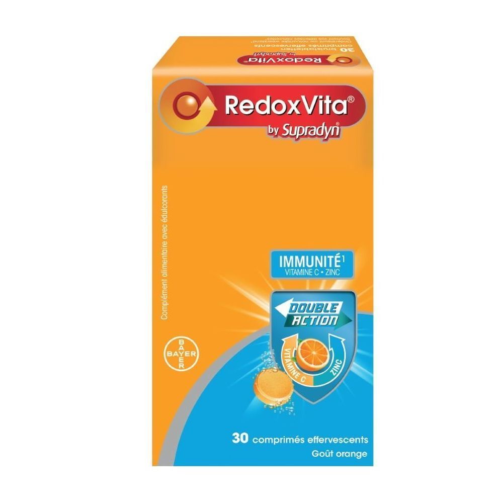 RedoxVita Double Action 1g Vitamine C & Zinc Immunité