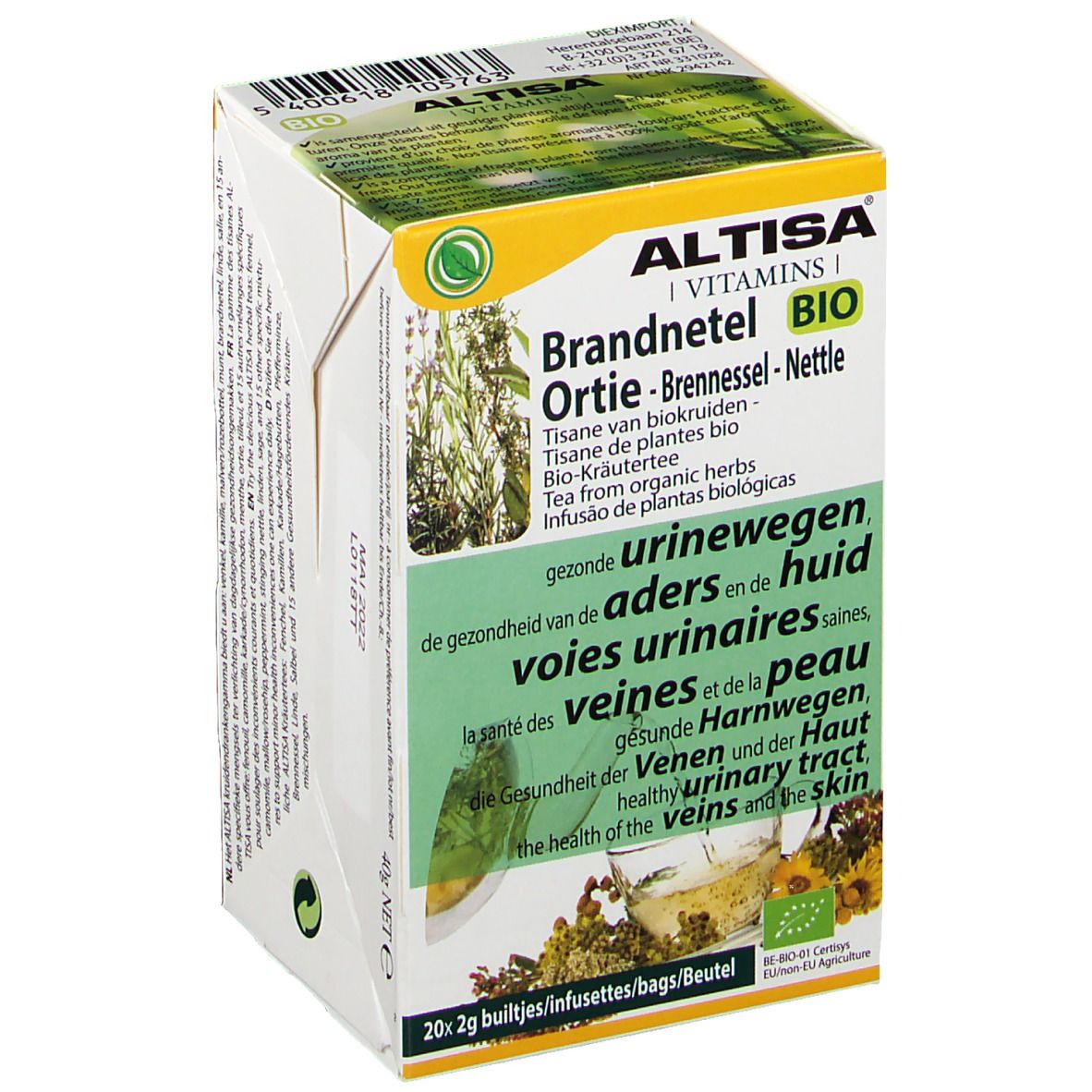 Altisa Brandnetel Thee Bio