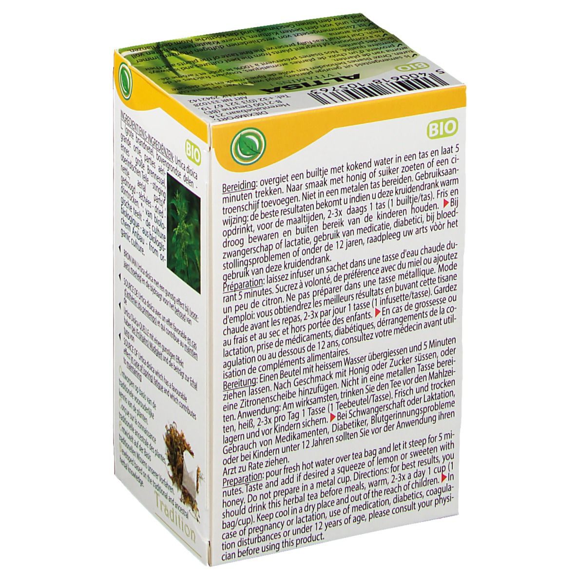 Altisa Brandnetel Thee Bio