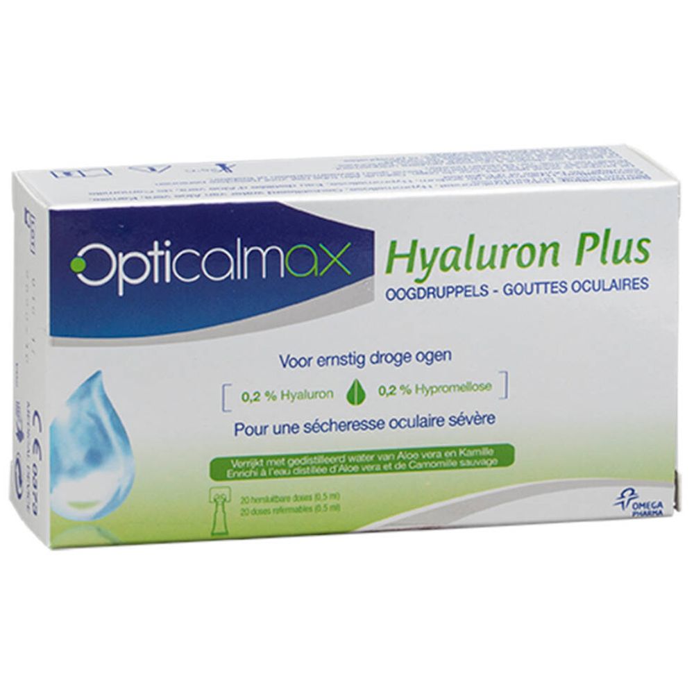 Opticalmax Hyaluron Plus Gouttes Oculaires