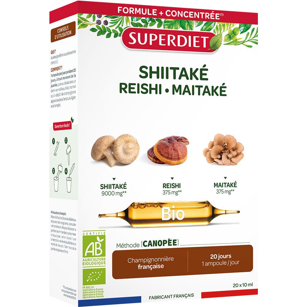 Superdiet Shitake Reishi Maitake Bio