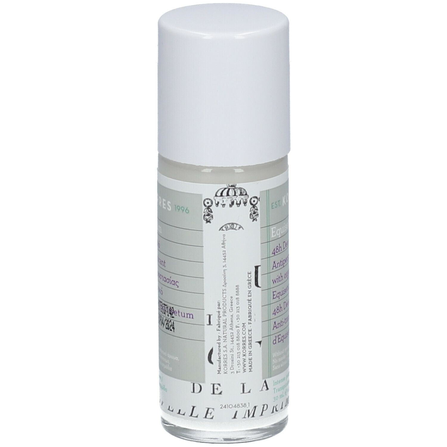 Korres KB Equisetum Déodorant Anti-Transpirant 48h sans Parfum