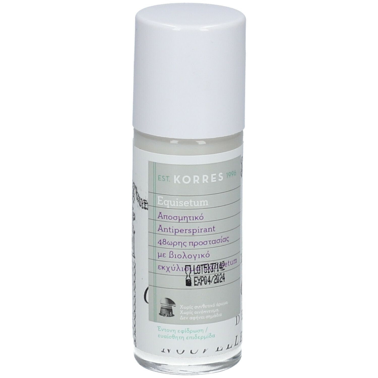 Korres KB Equisetum Déodorant Anti-Transpirant 48h sans Parfum
