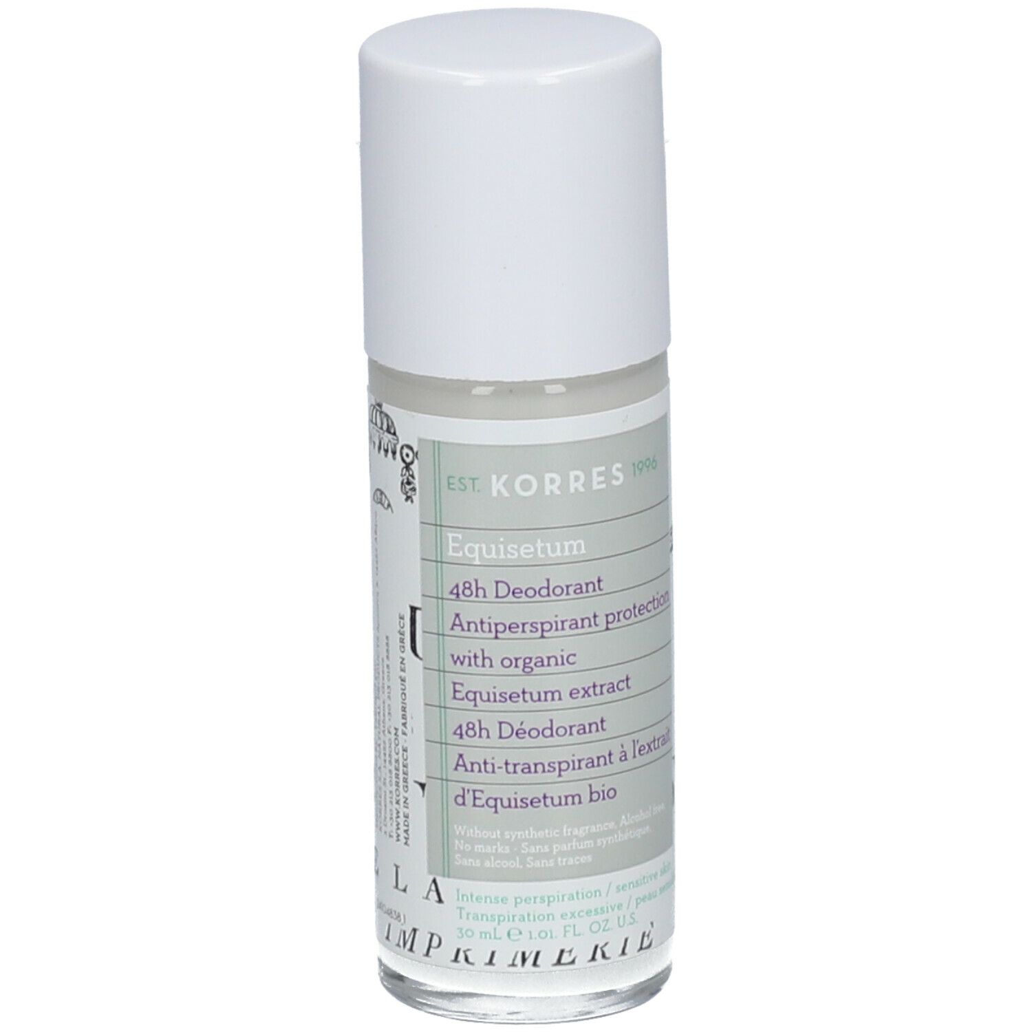 Korres KB Equisetum Déodorant Anti-Transpirant 48h sans Parfum