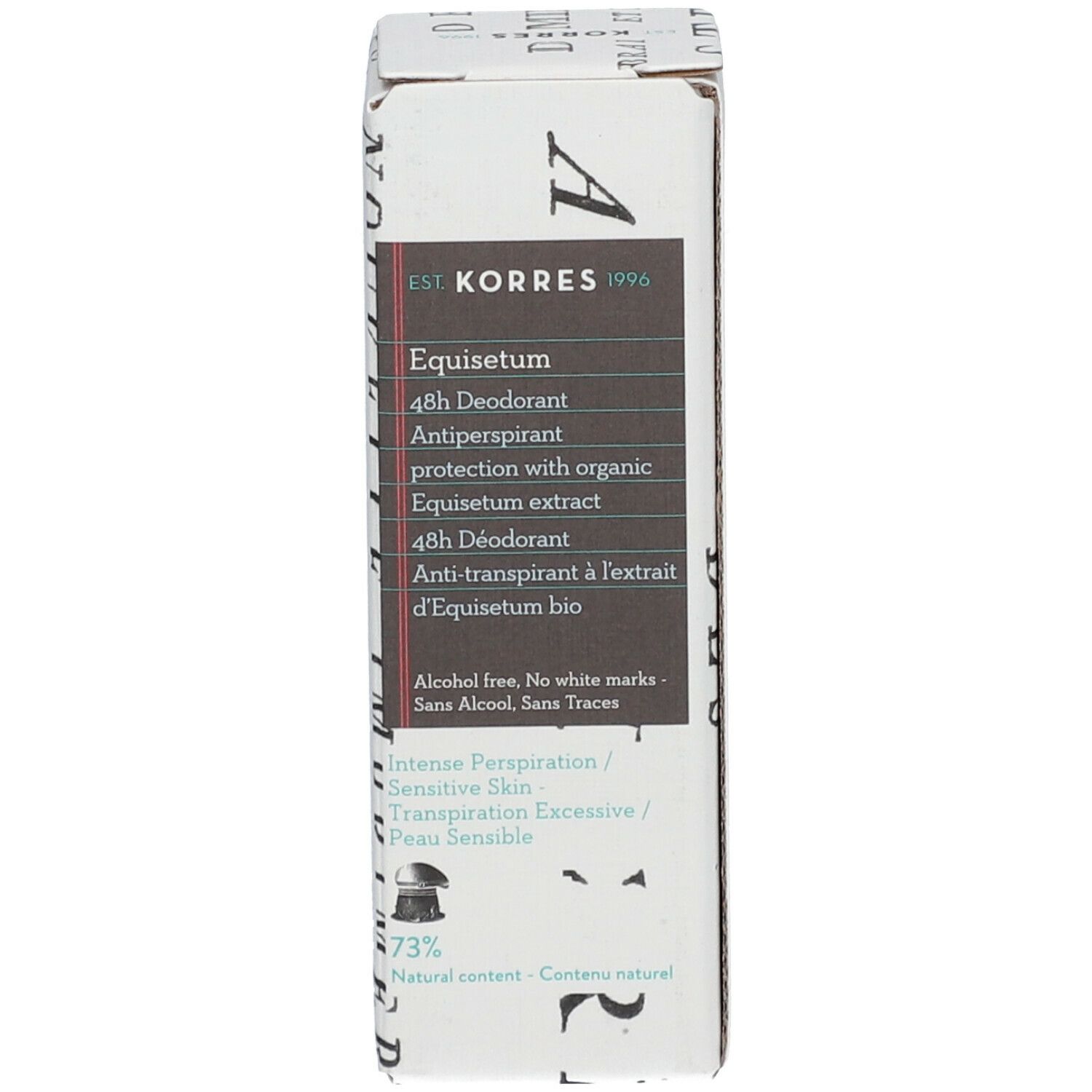 Korres KB Equisetum Déodorant Anti-Transpirant 48h avec Parfum