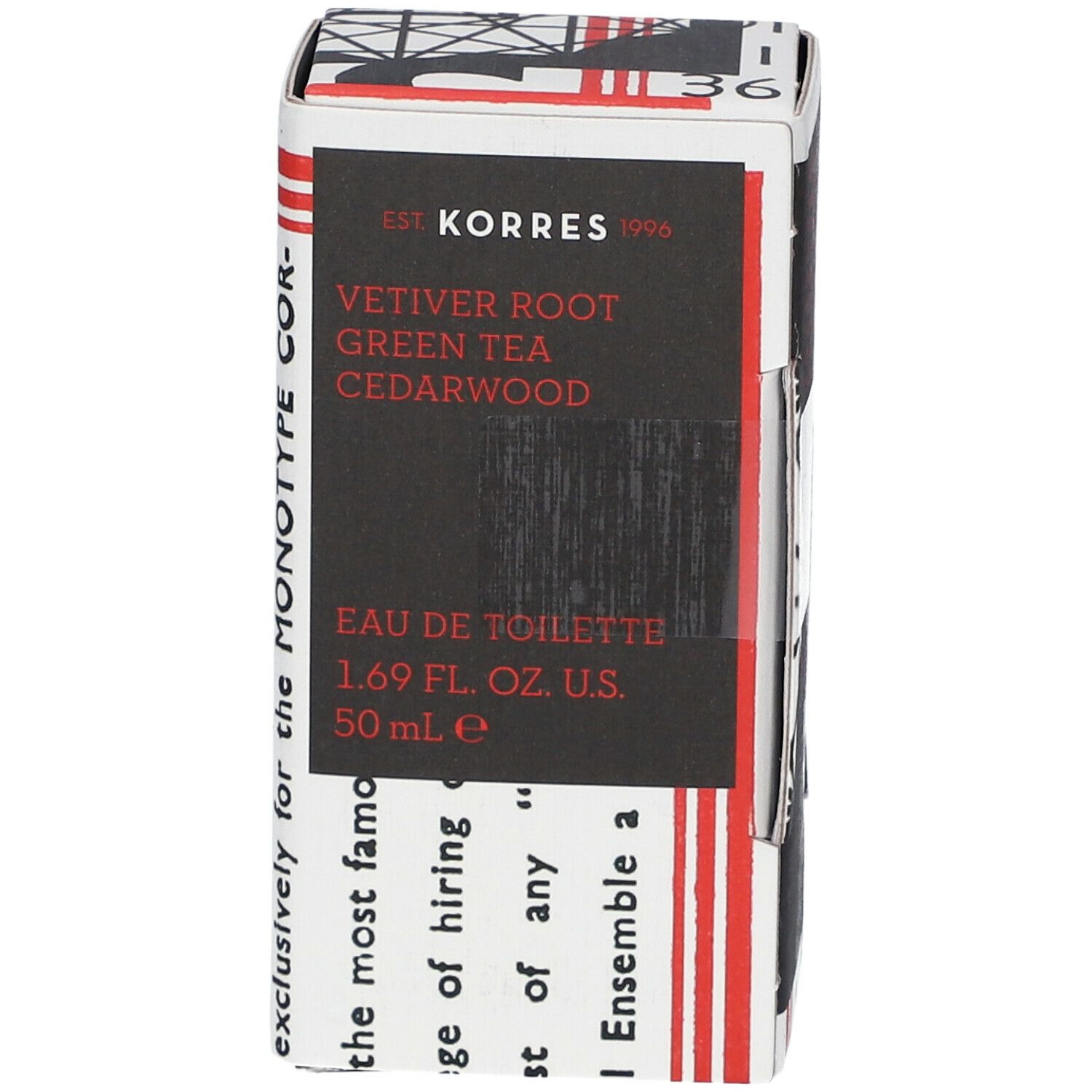 Korres KB Parfum Vetiver - Thé Vert - Cèdre