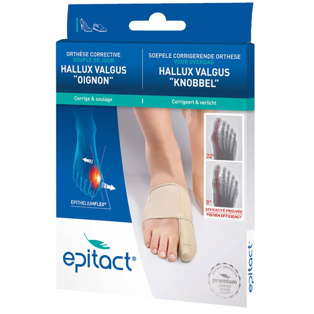 Epitact® Orthèse Corrective Souple de Jour Hallux Valgus « Oignon » Small