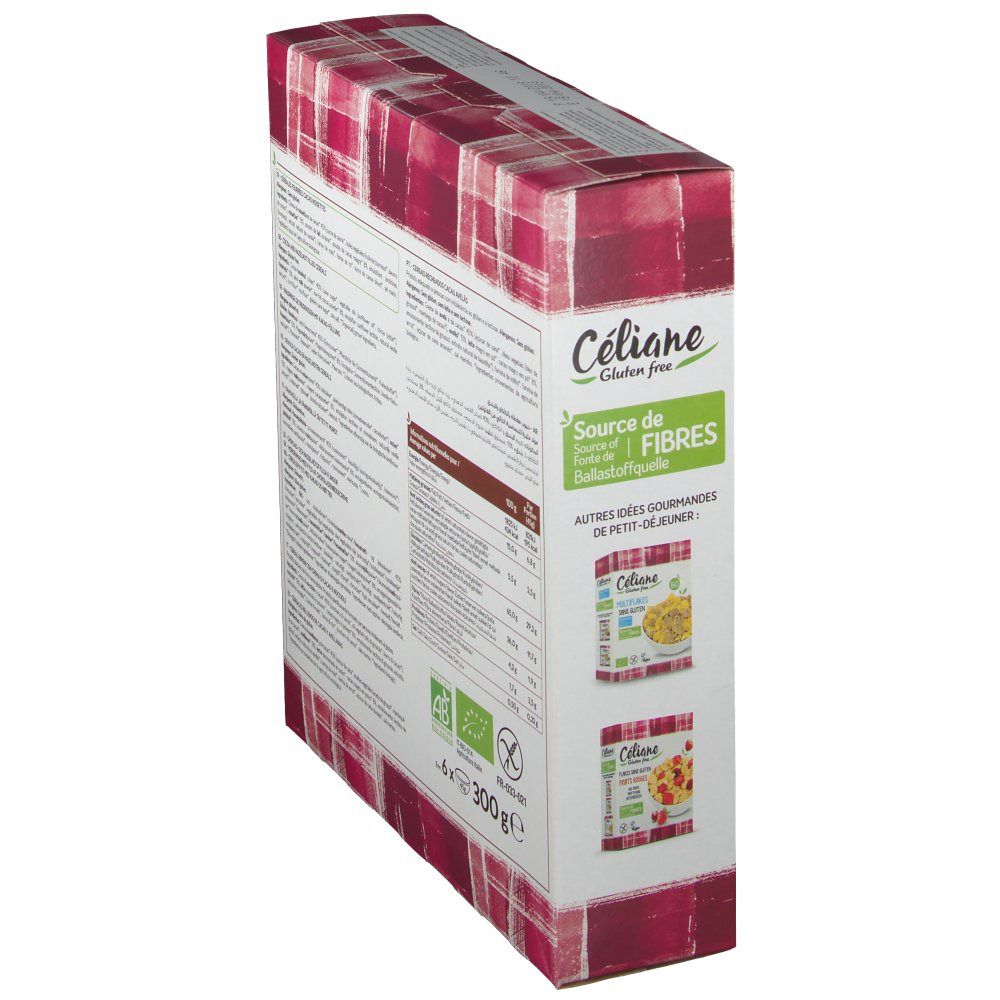 Celiane Grains Remplis Cacao/Noisette Bio