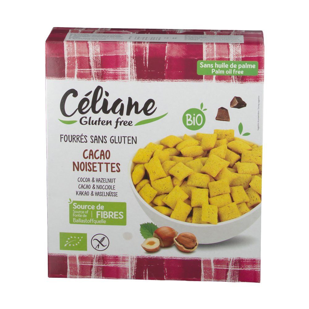 Celiane Grains Remplis Cacao/Noisette Bio
