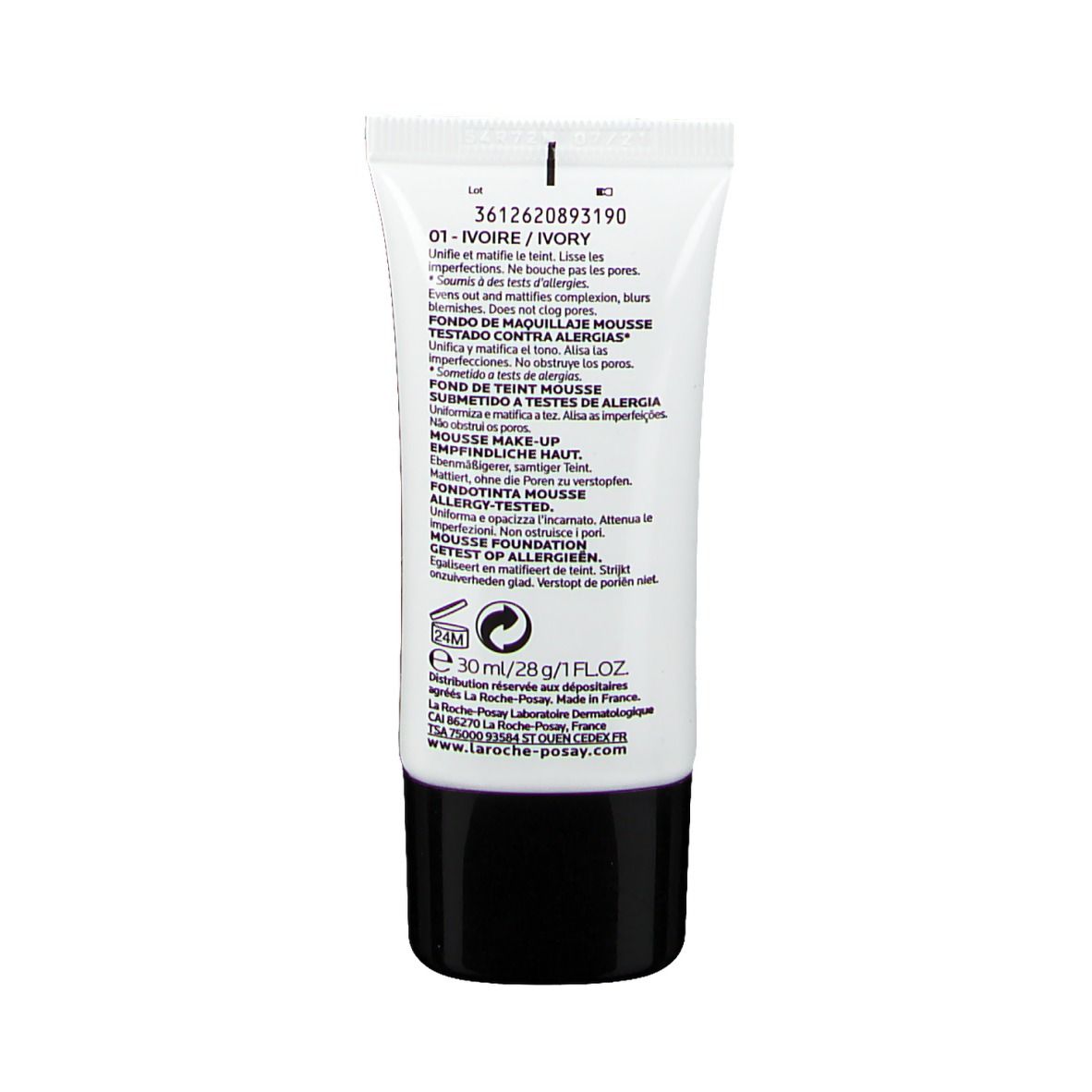La Roche-Posay Toleriane Foundation Mousse 01