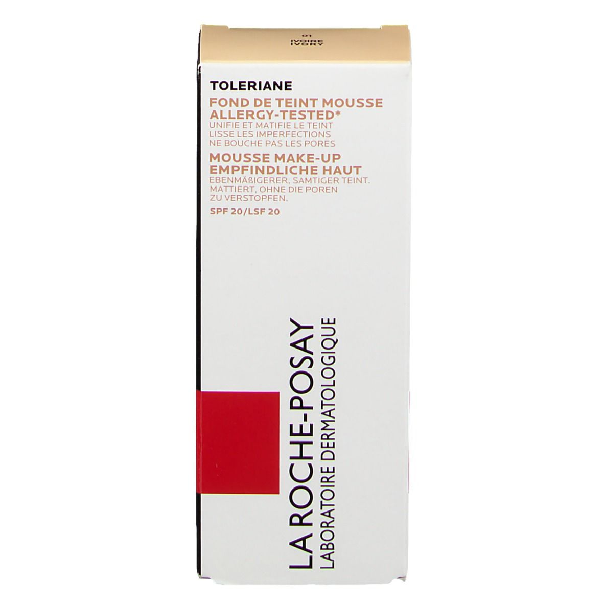 La Roche-Posay Toleriane Foundation Mousse 01