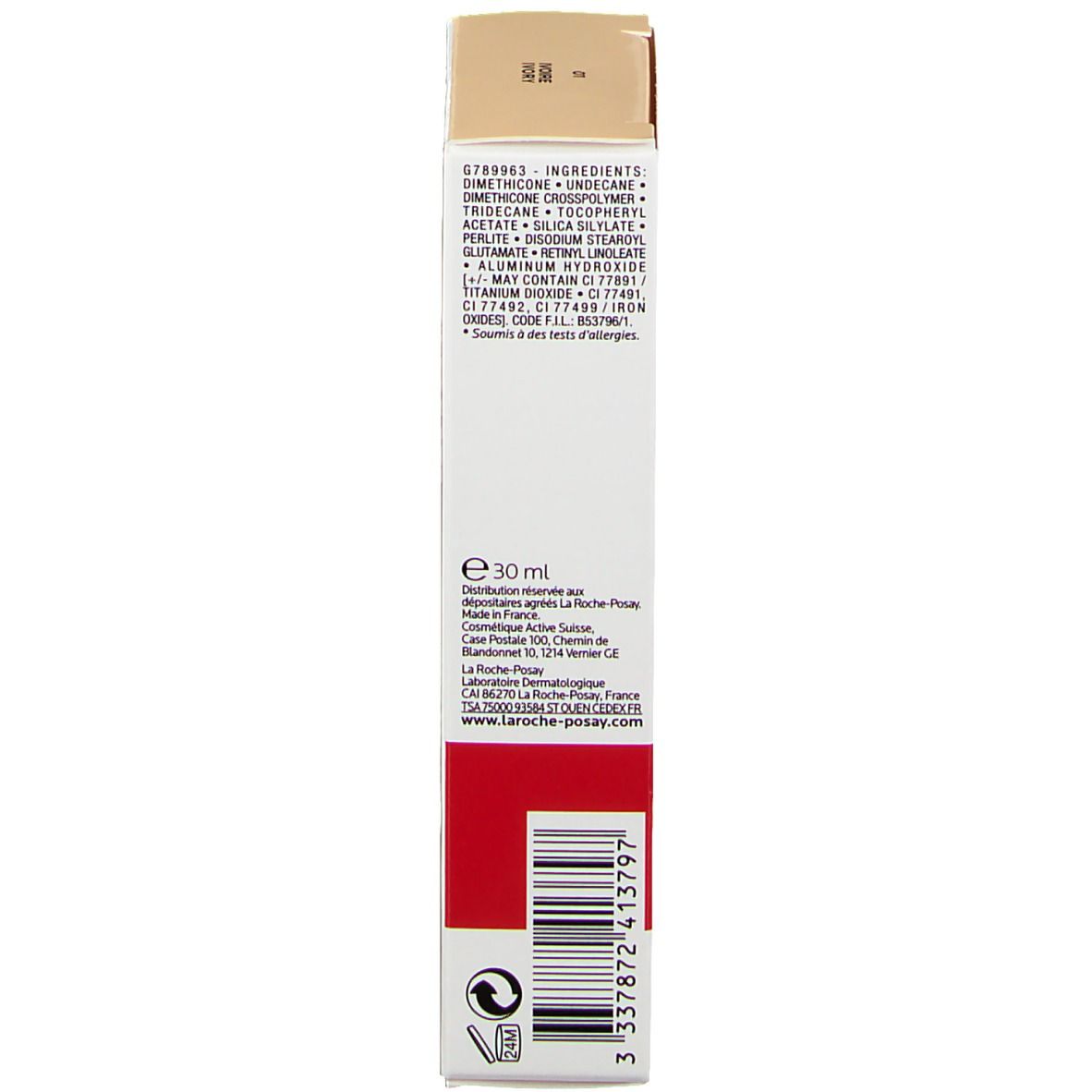 La Roche-Posay Toleriane Foundation Mousse 01