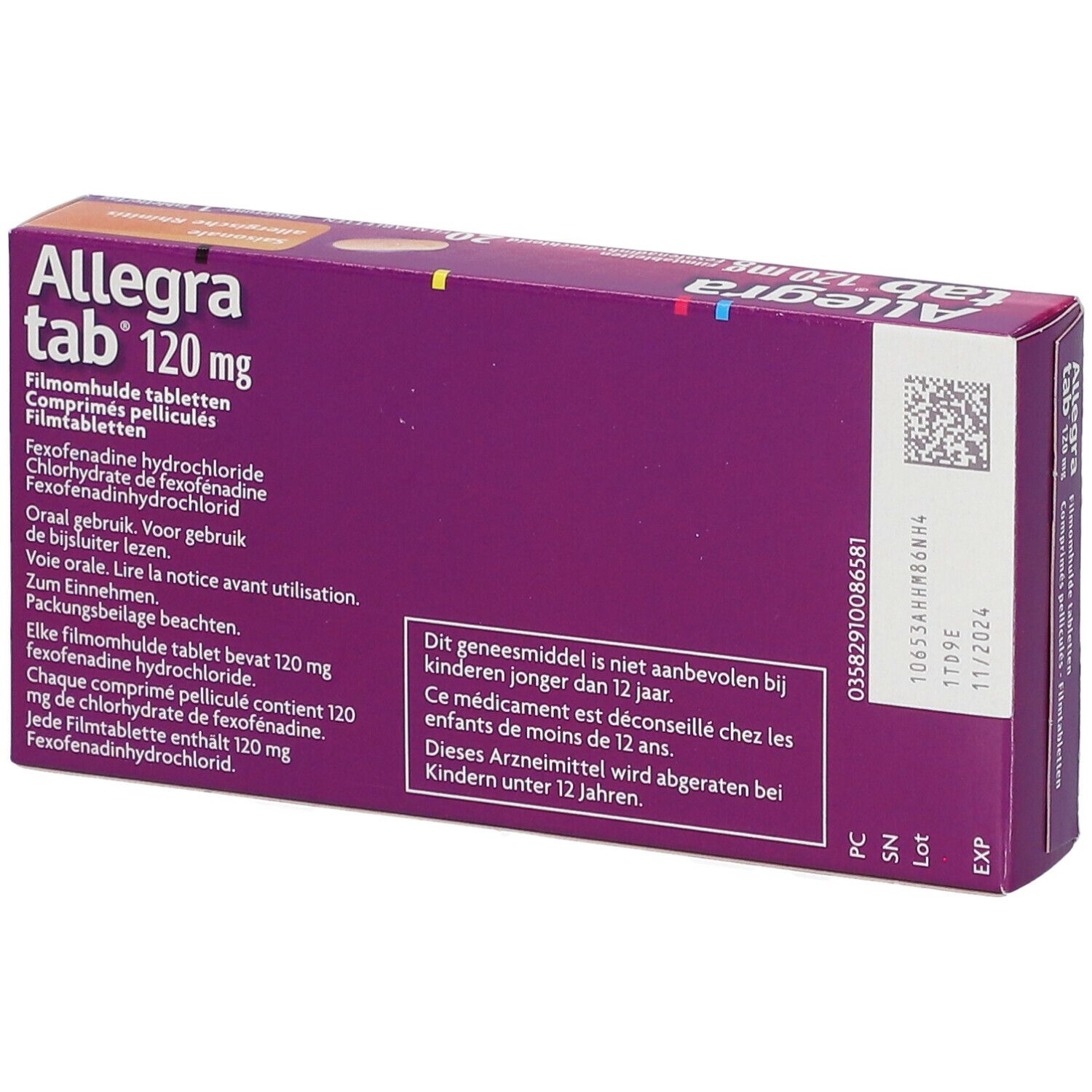 Allegra tab 120 mg