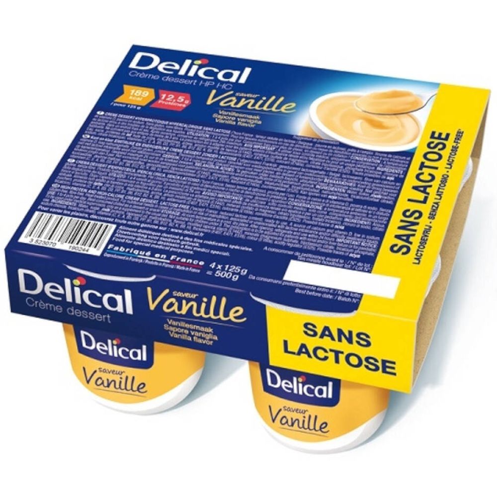 Delical Creme Dessert Hp-Cp Vanille Sans Lactose