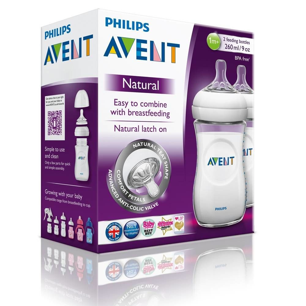 Philips AVENT Biberon Natural Duo SCF693/27