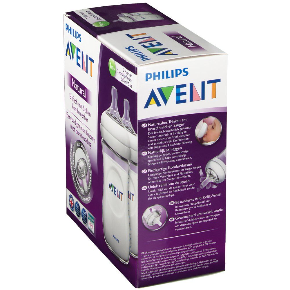 Philips AVENT Biberon Natural Duo SCF693/27