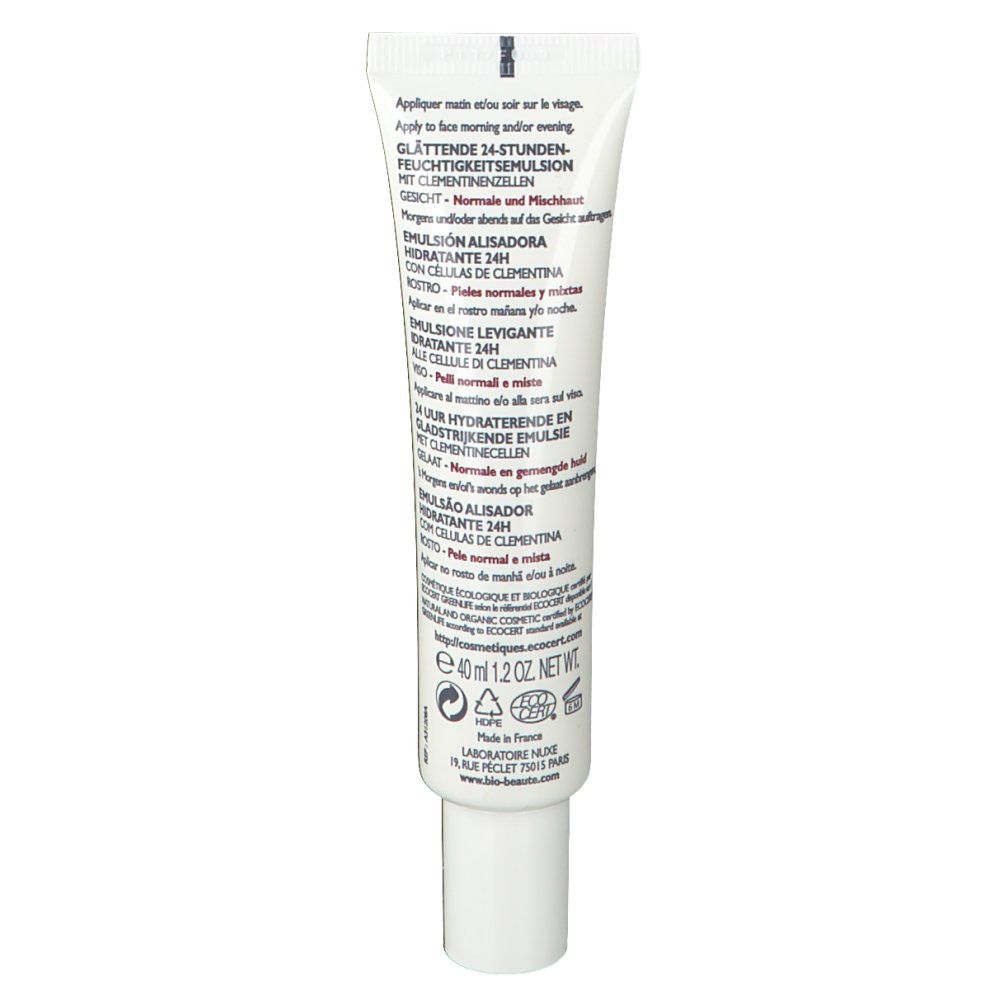 Bio Beauté by Nuxe Émulsion Lissante & Hydratante aux Cellules de Clémentine