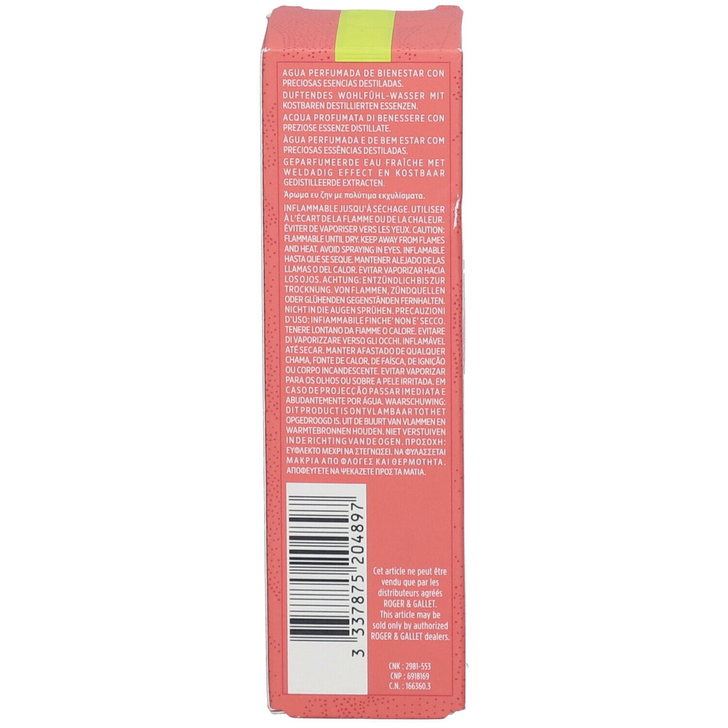 Roger & Gallet Fleur De Figuier Eau Fraîche Parfumée Bienfaisante