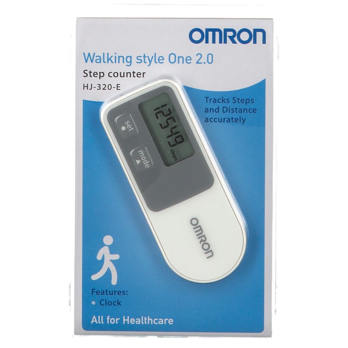 Omron Pédomètre Walking Style One 2.0 Wit