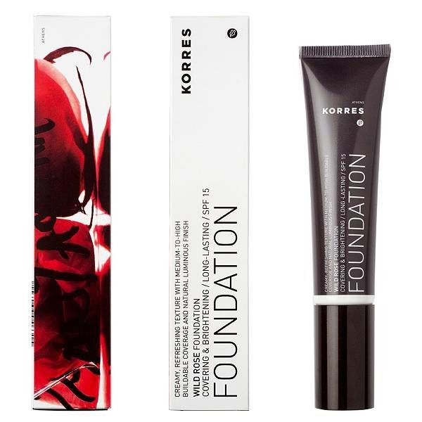 Korres KM Wild Rose Foundation RF2 SPF15