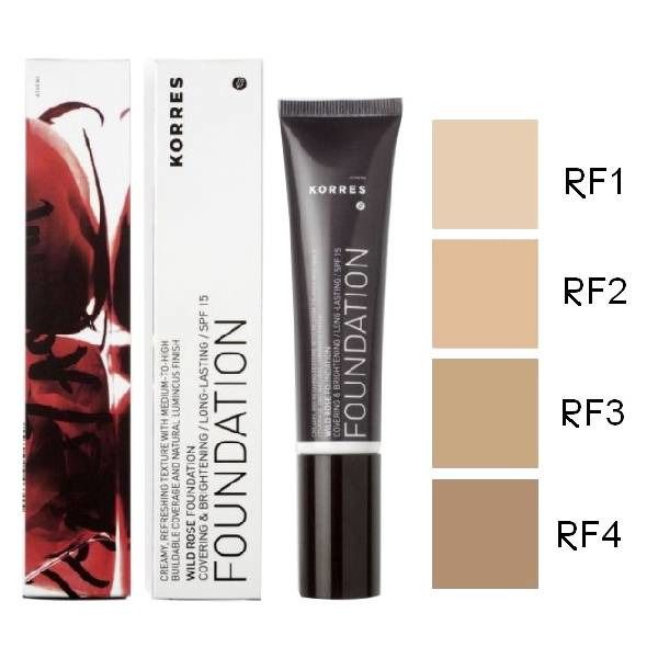 Korres KM Wild Rose Foundation RF2 SPF15