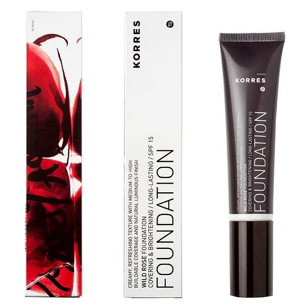 Korres KM Wild Rose Foundation RF3 SPF15