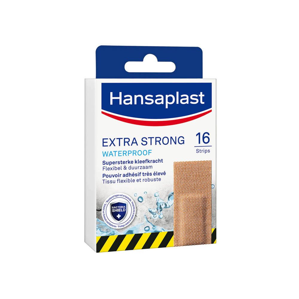 Hansaplast Extra Strong Aqua Protect Pansements 76 mm x 26 mm