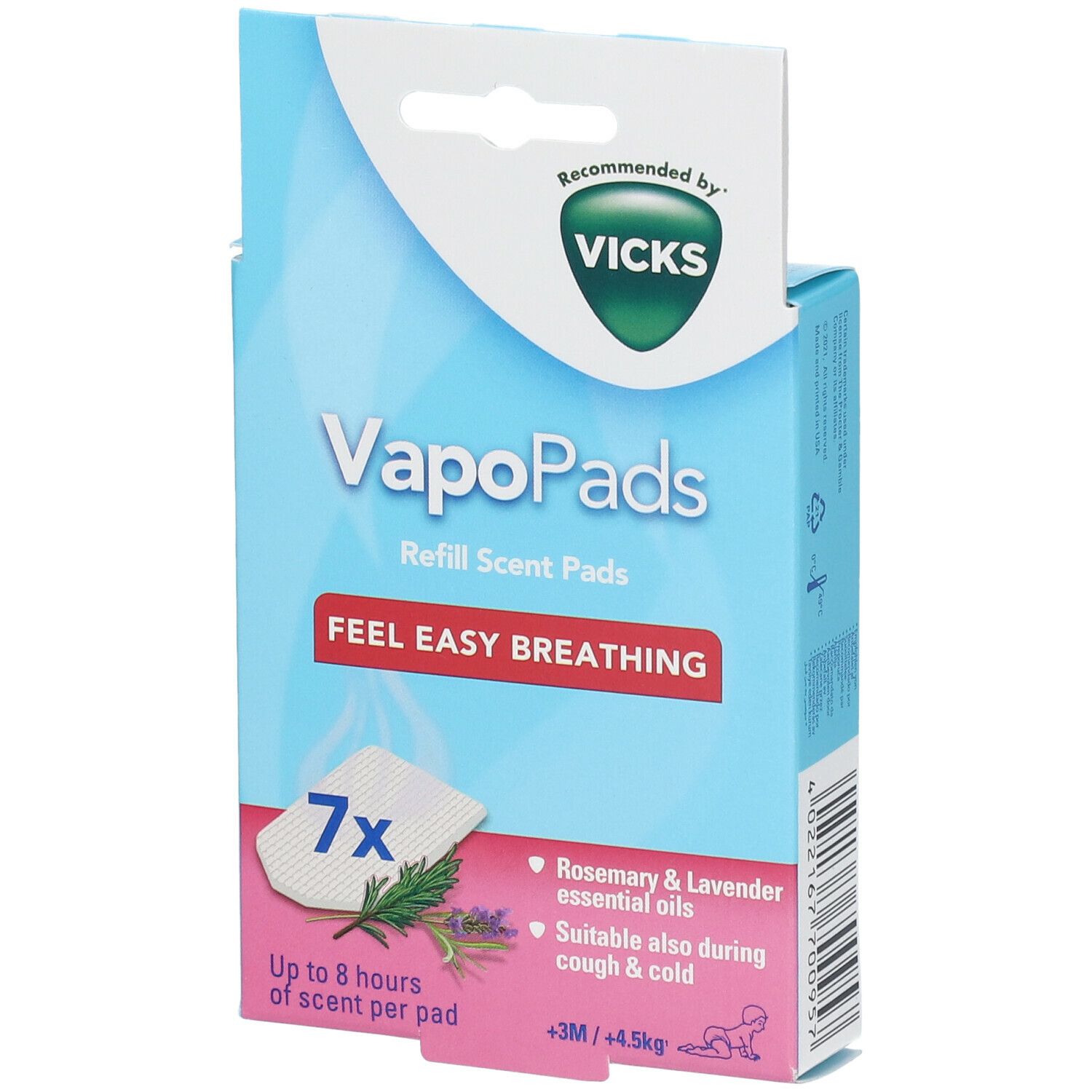 Vicks Pediatric VapoPads Romarin & Lavande