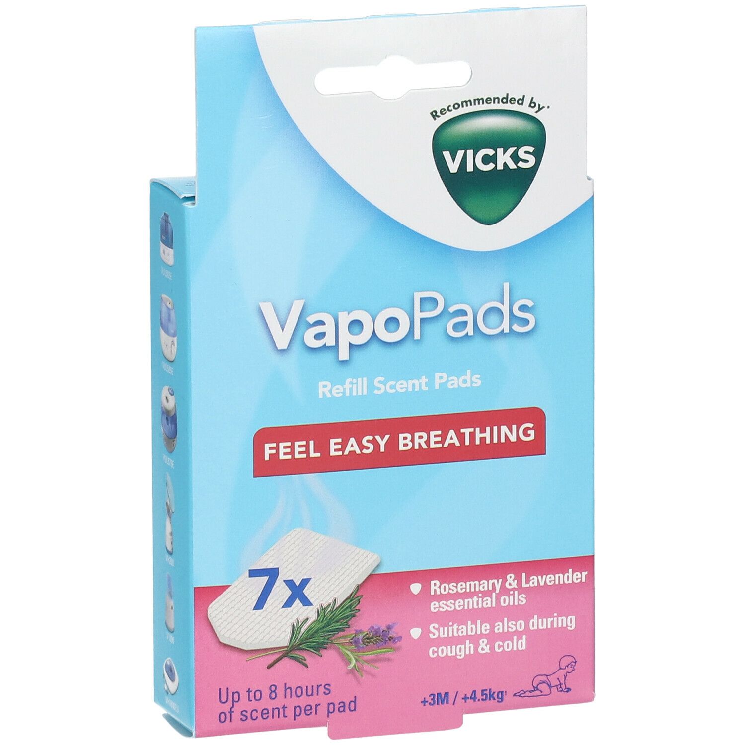 Vicks Pediatric VapoPads Romarin & Lavande