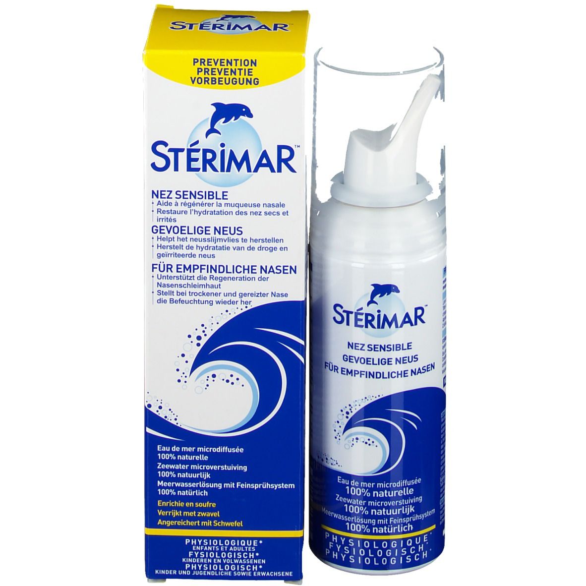 Sterimar Soufre Pulvérisation Nasale Physiologique Eau De Mer