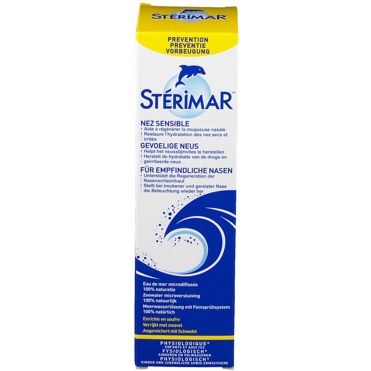 Sterimar Soufre Pulvérisation Nasale Physiologique Eau De Mer