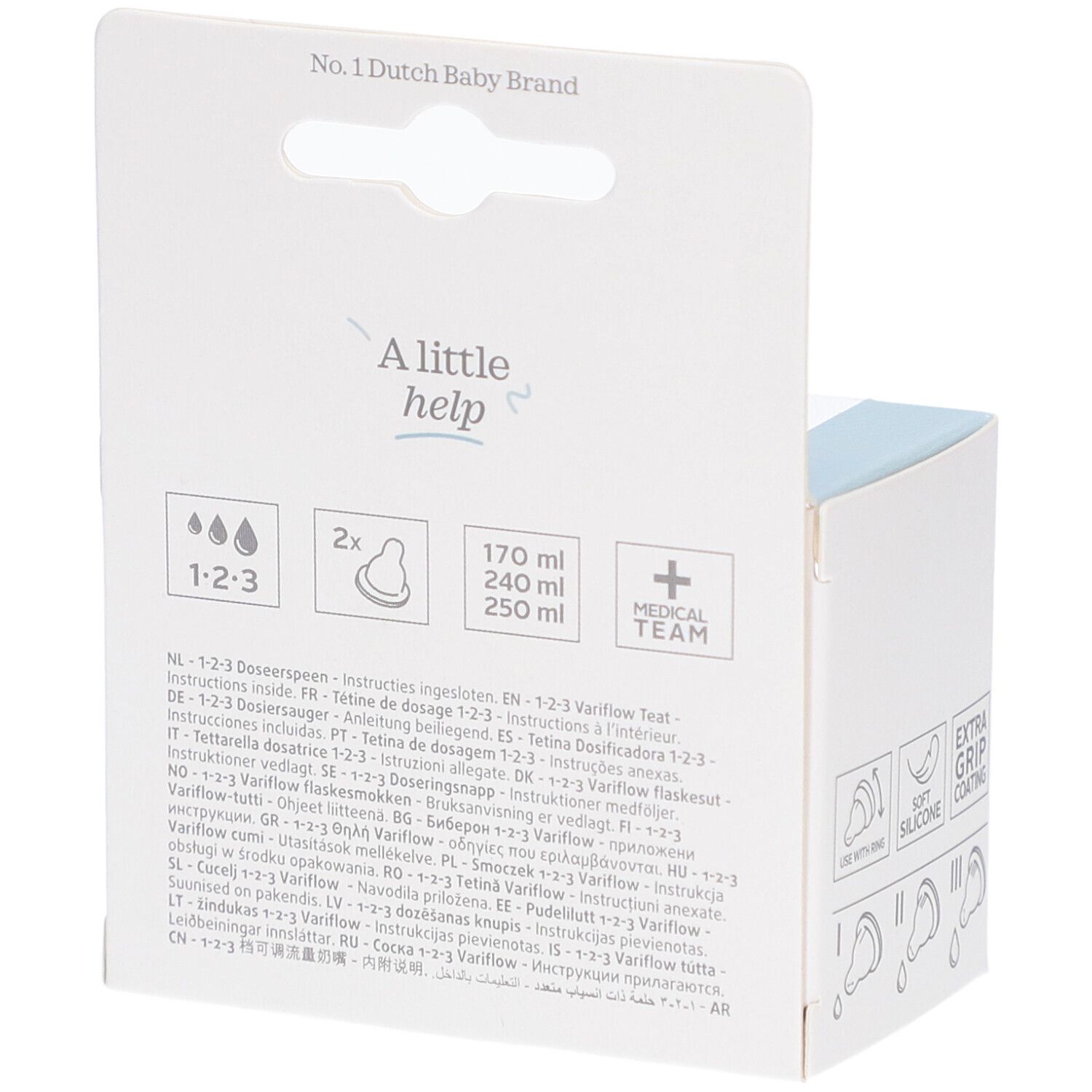 Difrax Tétine Natural 1-2-3