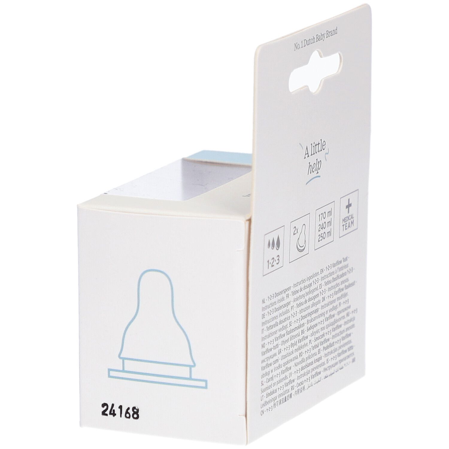 Difrax Tétine Natural 1-2-3