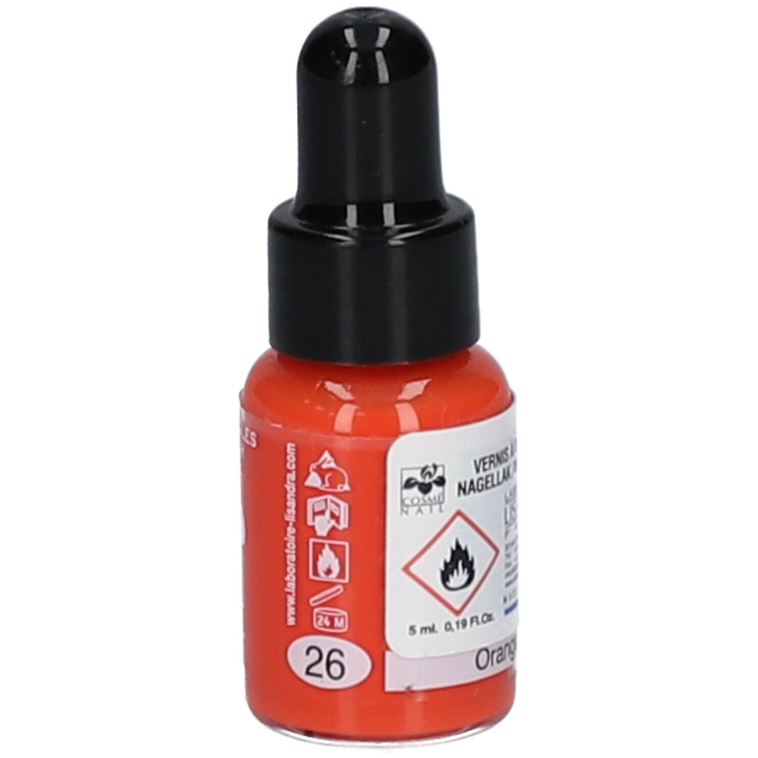 Lisandra Cosménail Vernis A Ongles 26 Orange