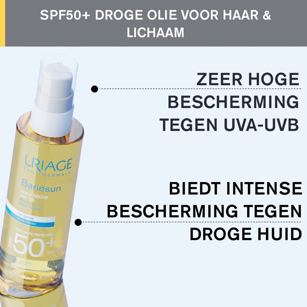 Uriage Bariésun Droge Olie SPF50+