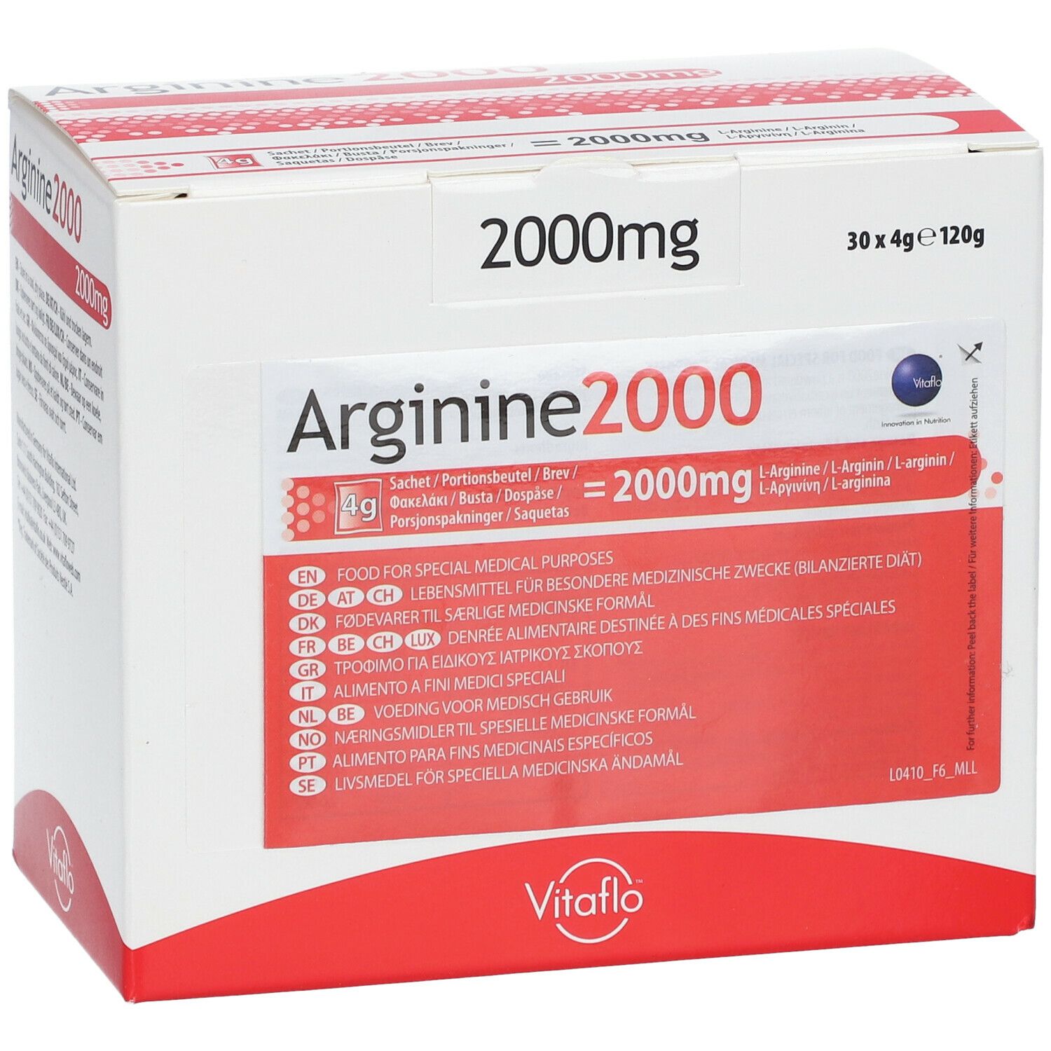 Vitaflo Arginine 2000 4G Poudre