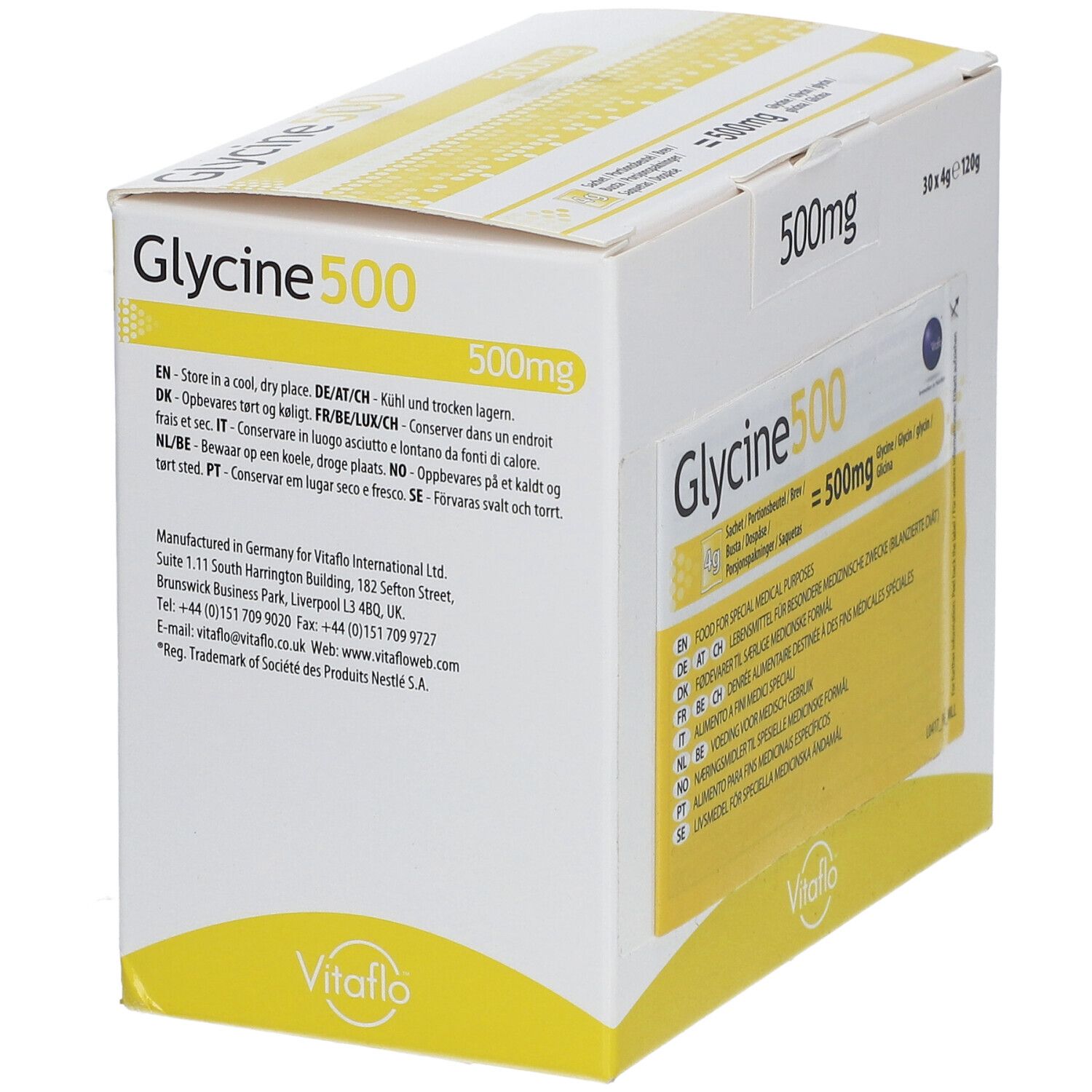 Vitaflo Glycine 500 4G Poeder